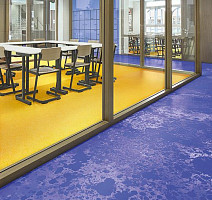 Forbo Modul'up 19 dB Colour 9107UP4319 indigo color splash фото 2 | FLOORDEALER